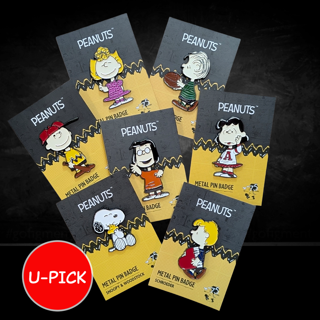 Peanuts Snoopy 75th Anniversary Pin Badge Collection U-Pick Snoopy and Charlie Brown
