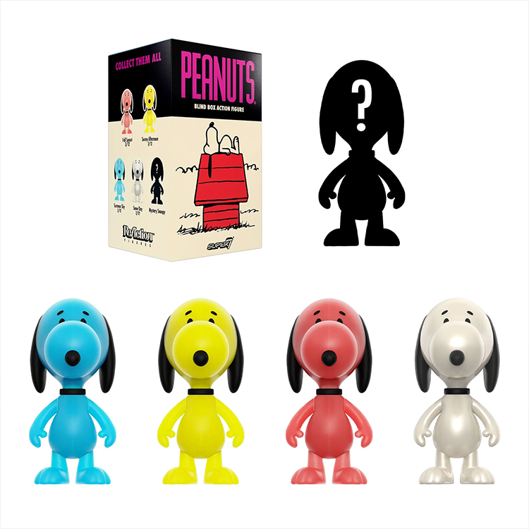 Image of Snoopy Super7 Peanuts Wave 5 Action Figure |Fall Sunset 3.75" LOOSE