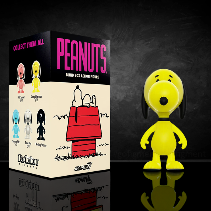 Image of Snoopy Super7 Peanuts Wave 5 Action Figure | Sunny Afternoon 3.75" LOOSE