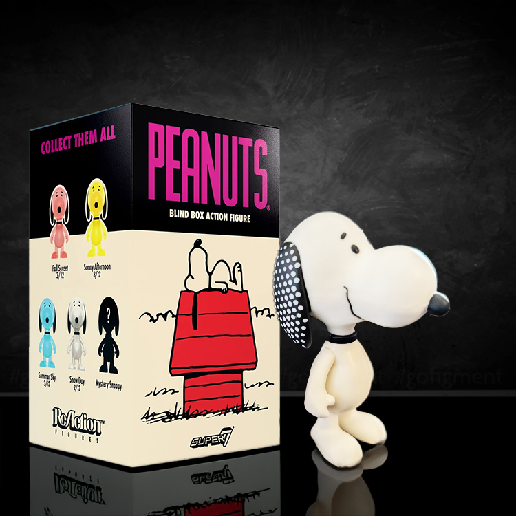Image of Snoopy Super7 Peanuts Wave 5 Action Figure | Comic Strip 3.75" LOOSE