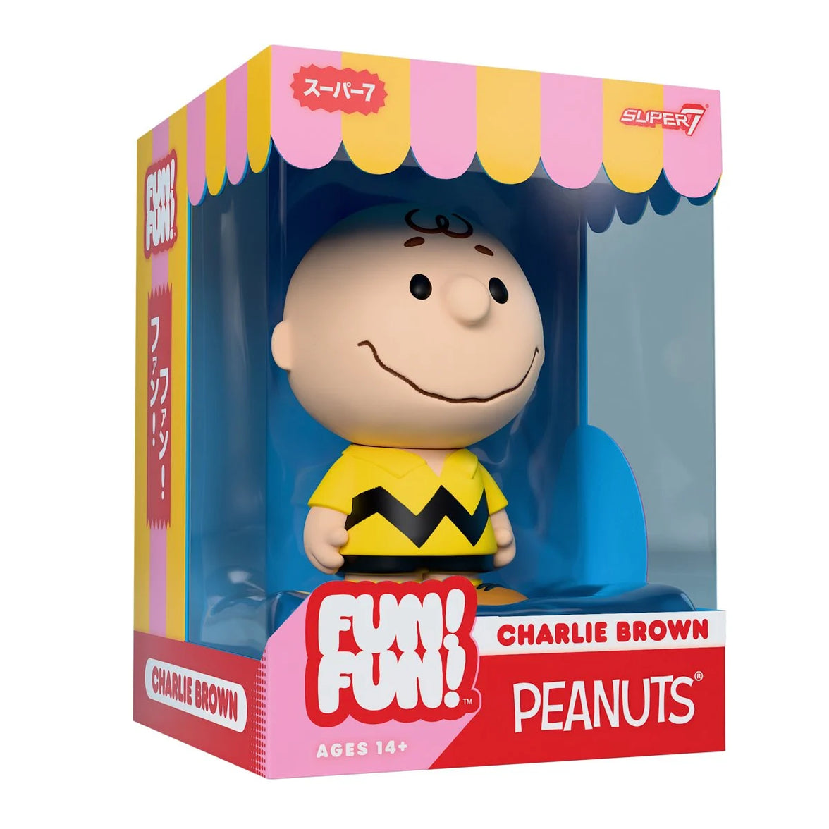 Peanuts Charlie Brown (Yellow Shirt) FUN! FUN! Vinyl Figure by Peanuts new in box collectible 2026 release