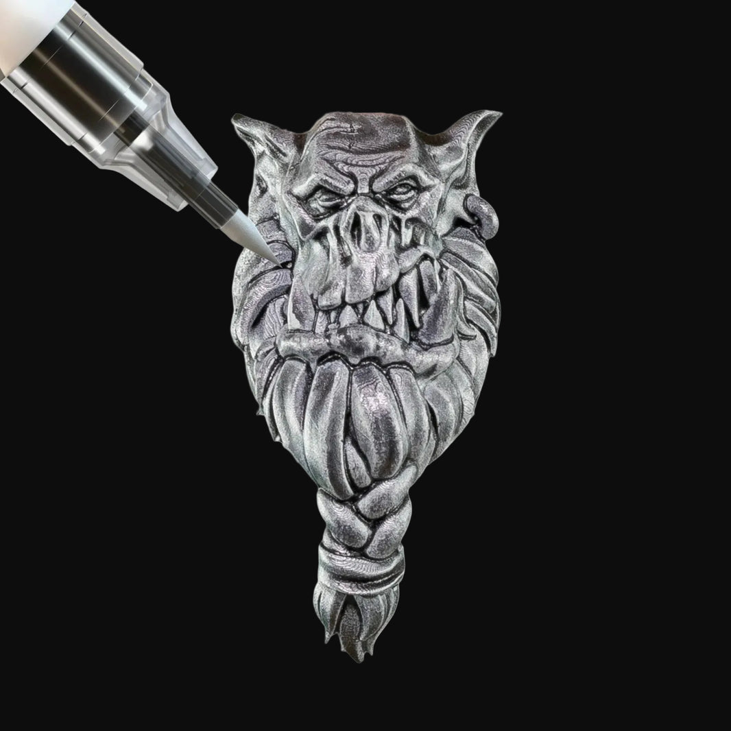 Polished Silver Army Painter Speedpaint Marker - One-Coat Metallic Miniature Paint SM1017P