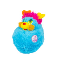 P.C. Popple 8" Small Plush Nostalgic Fuzzy Rolling Ball and a Cuddly Character by The Loyal Subjects