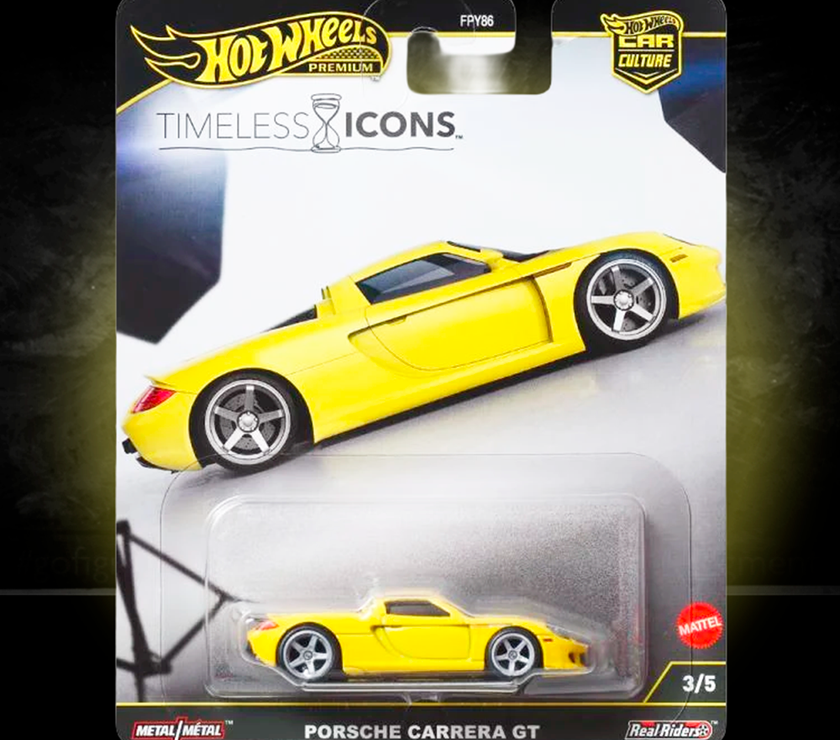 Hot Wheels Premium Car Culture Timeless Icons Porsche Carrera GT 1:64