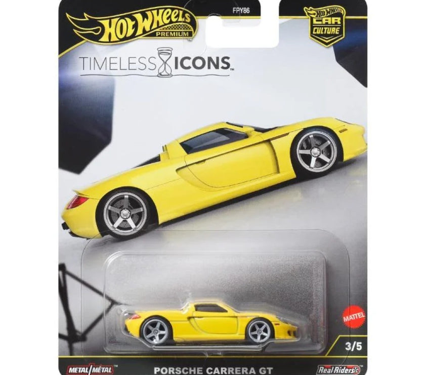 Hot Wheels Premium Car Culture Timeless Icons Porsche Carrera GT 1:64