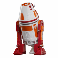 Red and white Star Wars astromech droid figure on a white background