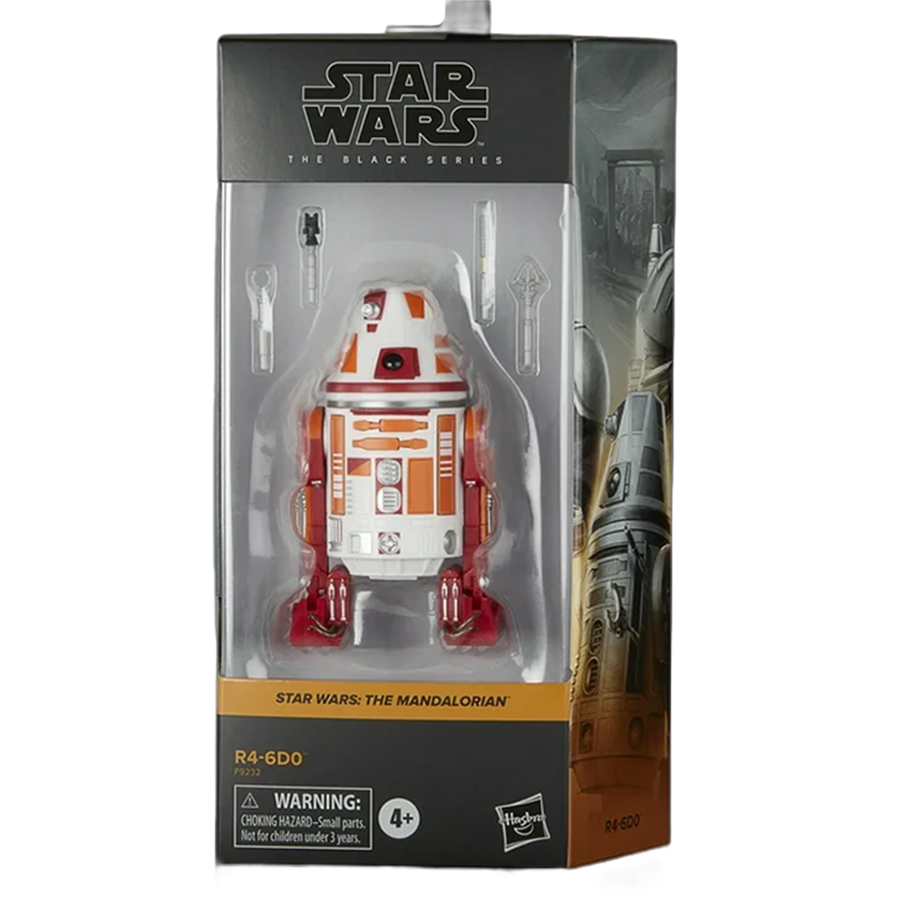 R4-6DO Astromech Droid Action Figure Star Wars Black Series 1:12 Scale Hasbro