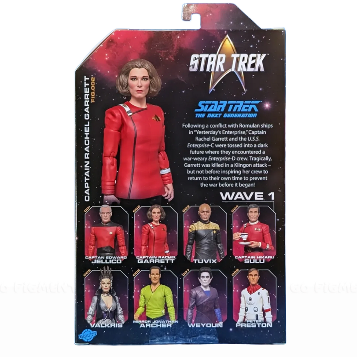 Captain Garrett Star Trek The Next Generation 1/12 Scale Action Figure Nacelle
