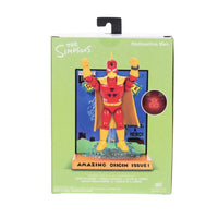 Radioactive Man Premium Action Figure The Simpsons 5in Scale by Jakks Pacific with light-up chest feature in packaging