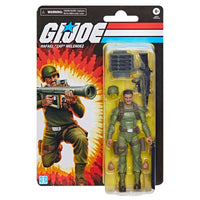Rafael “Zap” Melendez "Retro Cardback" G.I. Joe Classified Series 6 inch Action Figure by Hasbro in packaging with accessories