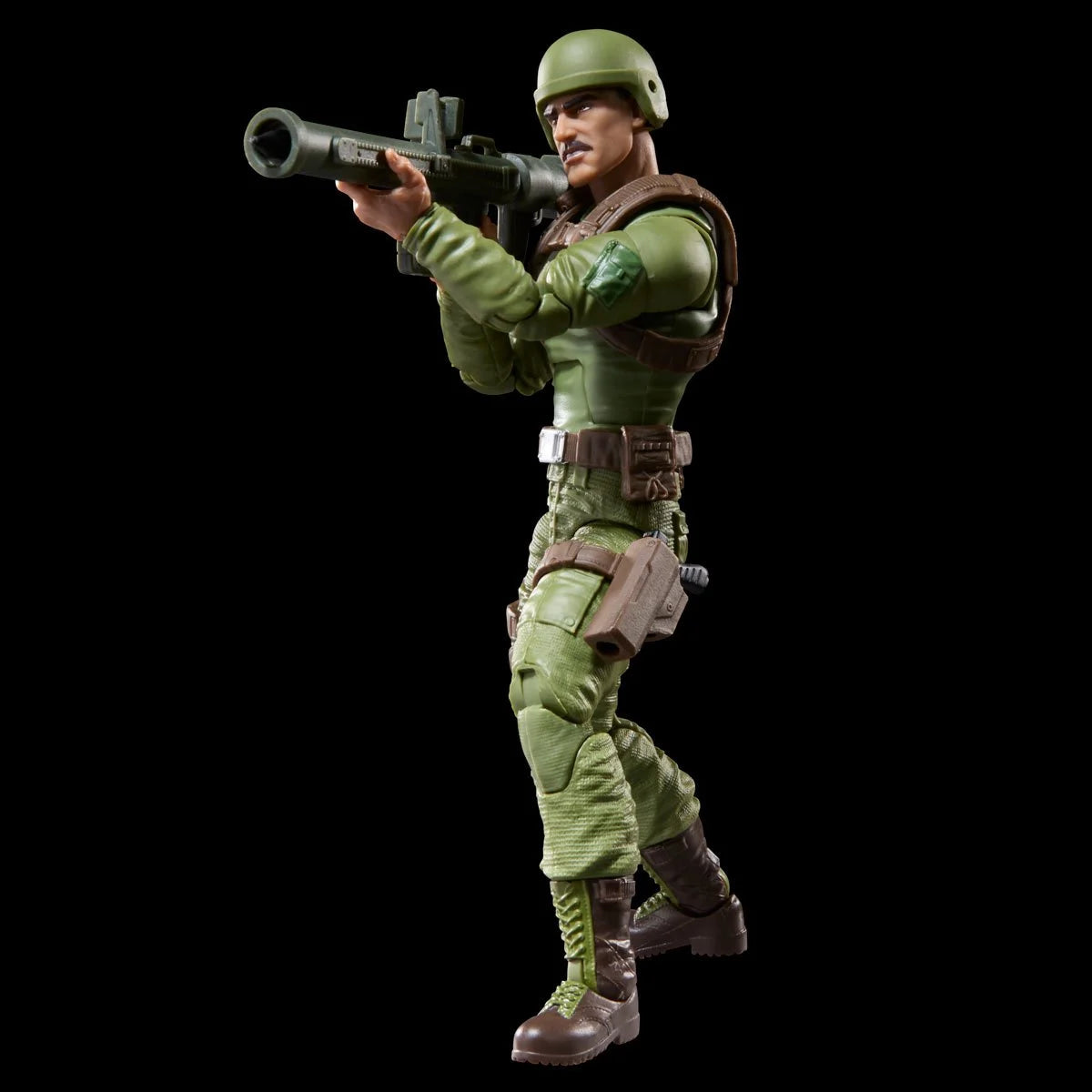 Rafael “Zap” Melendez "Retro Cardback" G.I. Joe Classified Series 6 inch Action Figure by Hasbro aiming weapon