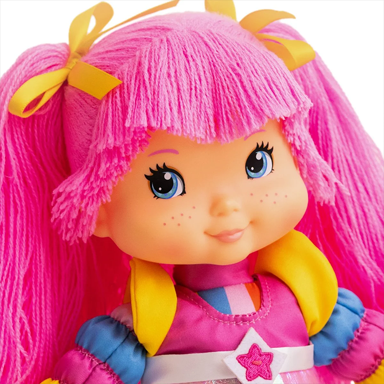 Rainbow Brite Tickled Pink 12-inch doll with pink yarn hair by The Loyal Subjects, vibrant and collectible design