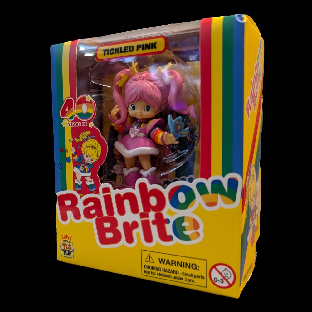 2.5 inch Loyal Subjects Tickled Pink CheeBee figure from Rainbow Brite 40 Years collectible Wave 2 in packaging