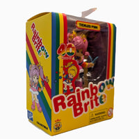 Loyal Subjects Tickled Pink 2.5 inch CheeBee figure in colorful Rainbow Brite 40 Years packaging box