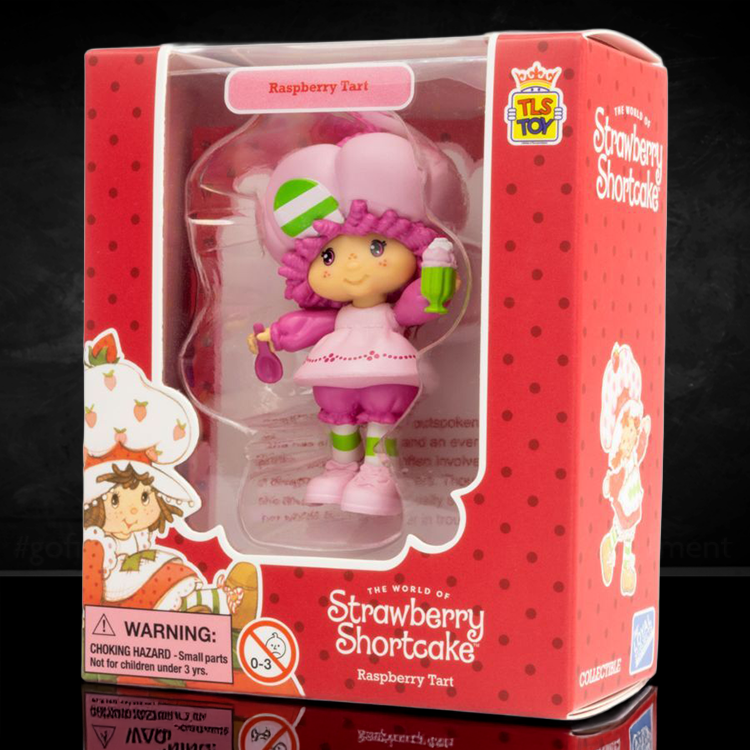 Raspberry Tart figure from The Loyal Subjects Strawberry Shortcake Cheebee Collection in original packaging