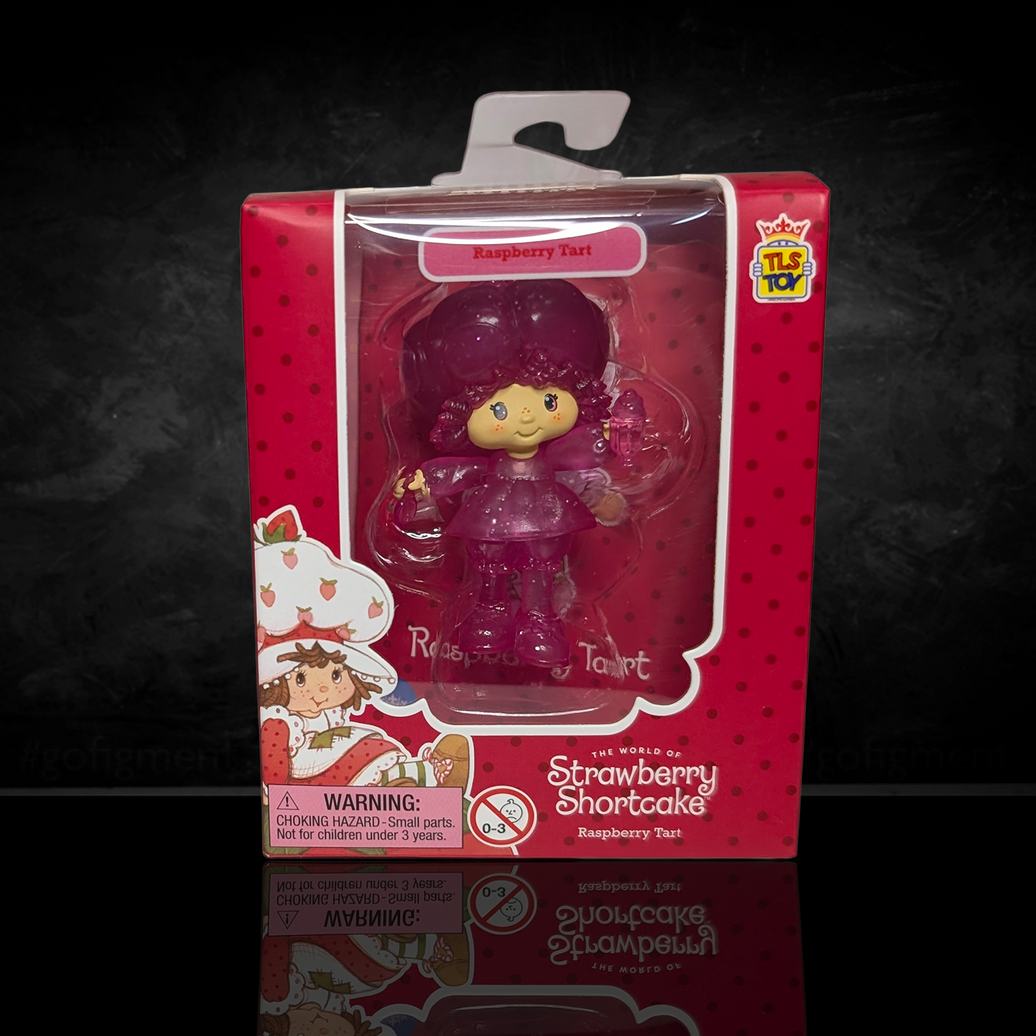 Raspberry Tart Translucent 2.5" Strawberry Shortcake Cheebee Figure by Loyal Subjects in sealed packaging collectible toy