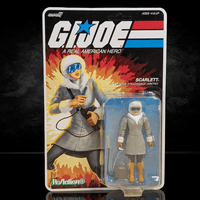Scarlett Arctic Counter Intelligence GI Joe Action Figure ReAction+ 1/18 O-Ring Design Unpunched