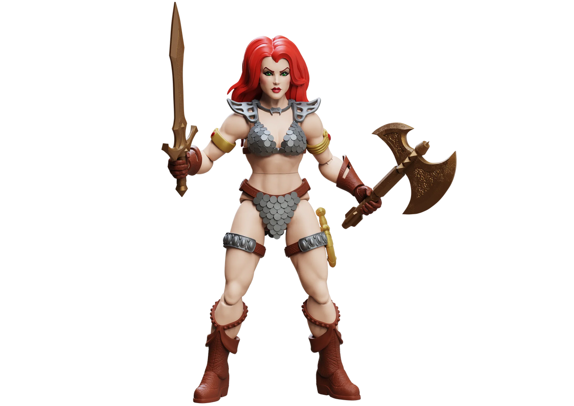Red Sonja Hero H.A.C.K.S. 1:18 Scale Action Figure - Boss Fight Studio