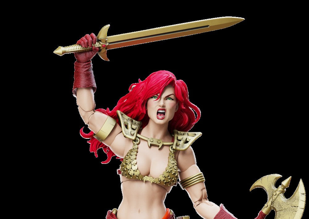 Red Sonja: Gold and Red Limited Edition Epic H.A.C.K.S. 1:12 Scale Action Figure - Boss Fight Studio