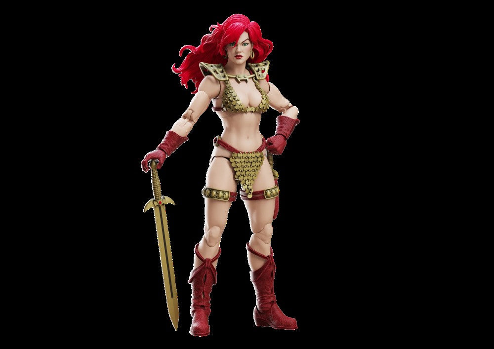 Red Sonja: Gold and Red Limited Edition Epic H.A.C.K.S. 1:12 Scale Action Figure - Boss Fight Studio