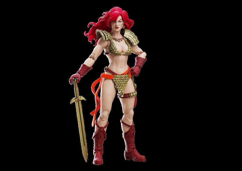 Red Sonja: Gold and Red Limited Edition Epic H.A.C.K.S. 1:12 Scale Action Figure - Boss Fight Studio