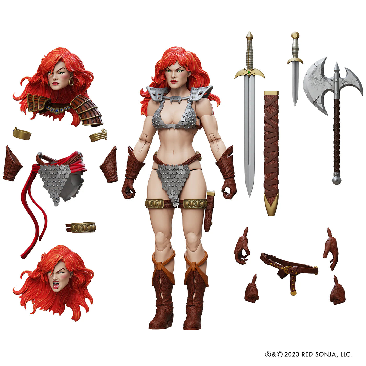 Red Sonja 50th Anniversary Epic H.A.C.K.S. 1:12 Scale Action Figure - Boss Fight Studio