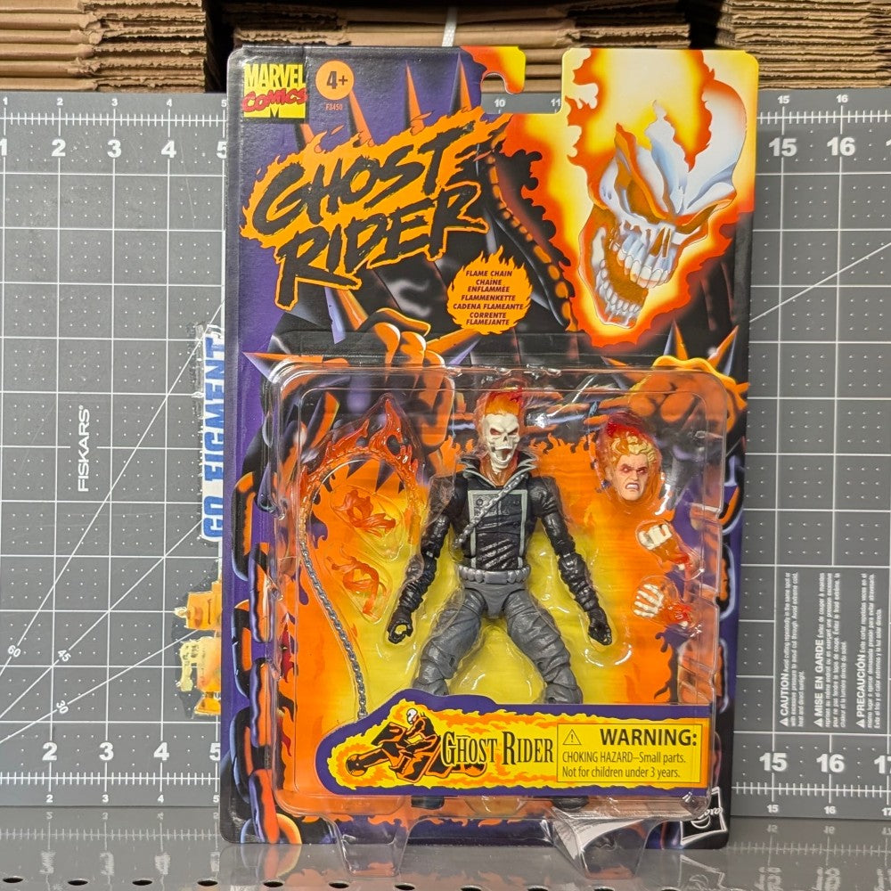 Ghost Rider 1:12 Scale 6" Marvel Legends Retro Cardback Action Figure