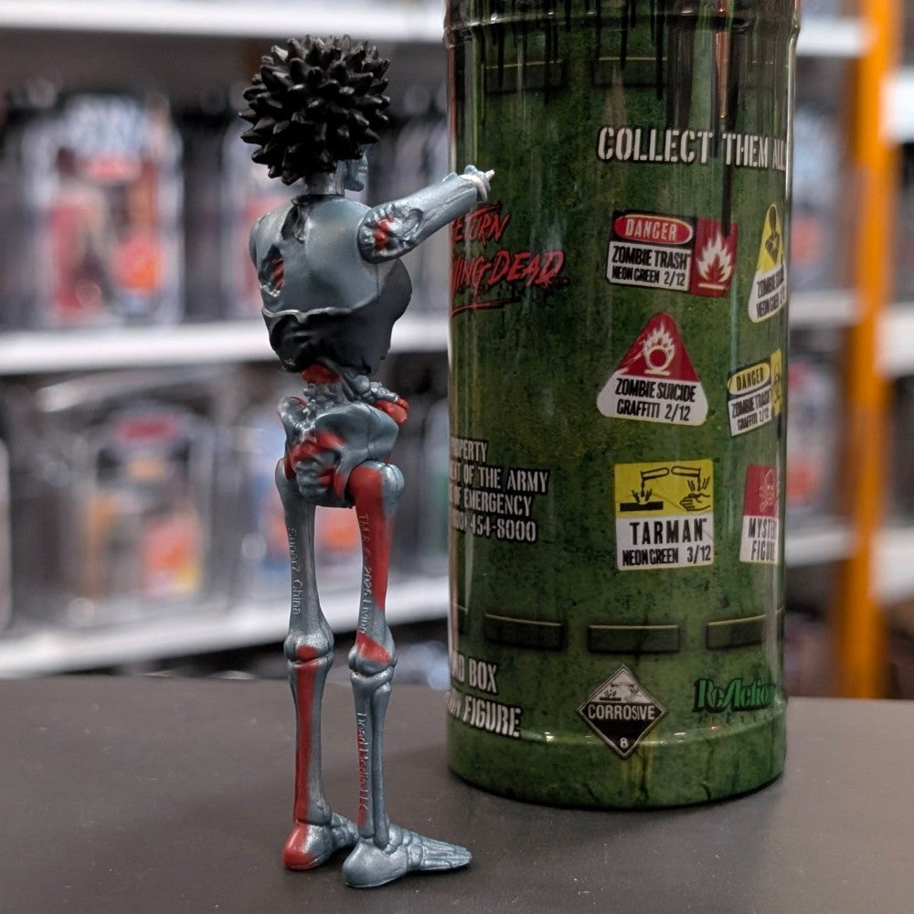 “Trash” Metallic Blue Graffiti Female Zombie Return of the Living Dead Blind Box Individual Figure