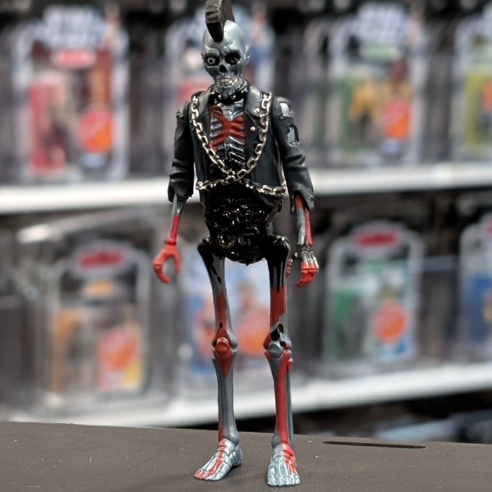 “Suicide” Metallic Blue Graffiti Male Zombie Return of the Living Dead Blind Box Action Figure