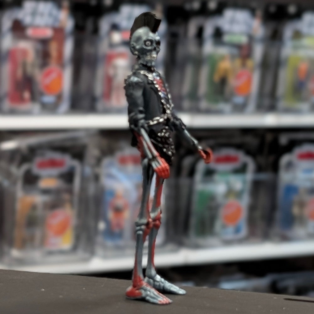 “Suicide” Metallic Blue Graffiti Male Zombie Return of the Living Dead Blind Box Action Figure