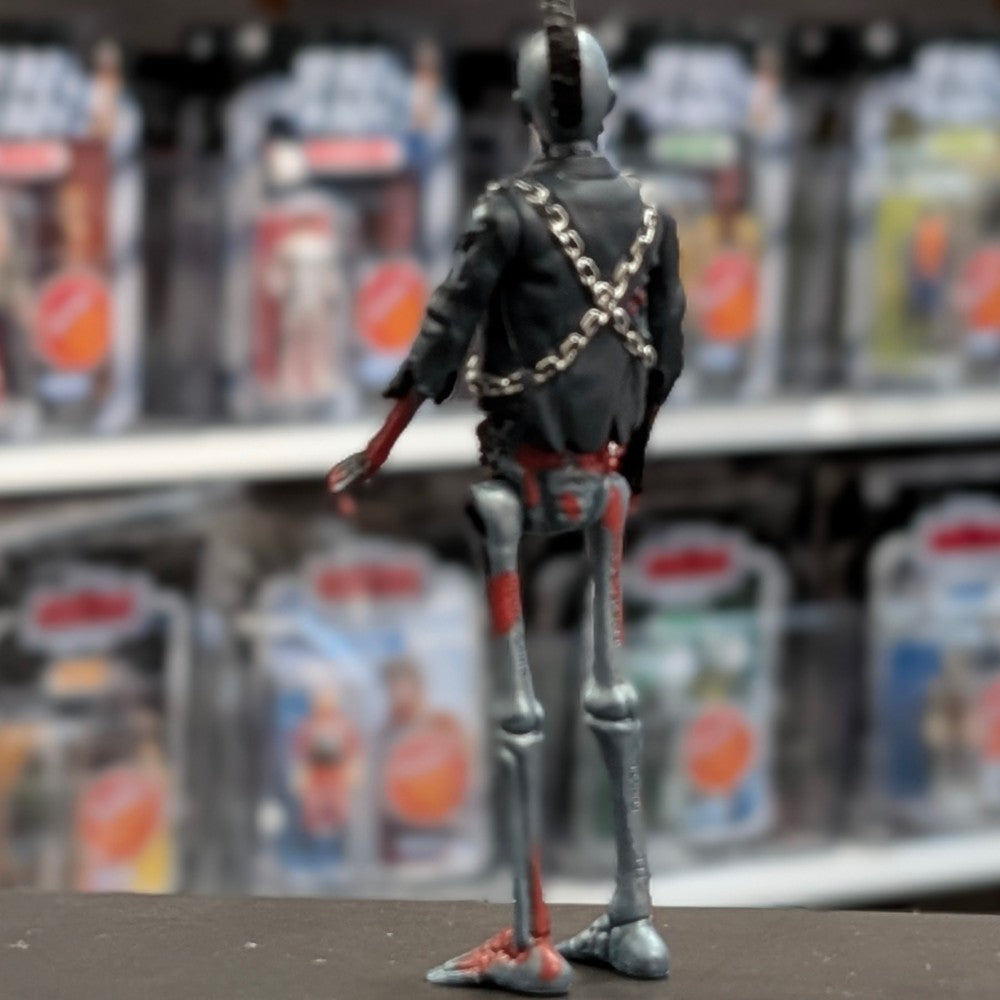 “Suicide” Metallic Blue Graffiti Male Zombie Return of the Living Dead Blind Box Action Figure