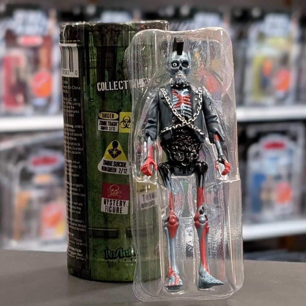 “Suicide” Metallic Blue Graffiti Male Zombie Return of the Living Dead Blind Box Action Figure