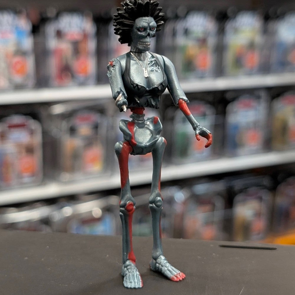 “Trash” Metallic Blue Graffiti Female Zombie Return of the Living Dead Blind Box Individual Figure