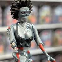 “Trash” Metallic Blue Graffiti Female Zombie Return of the Living Dead Blind Box Individual Figure