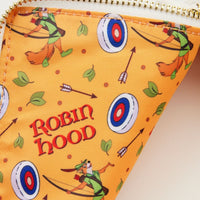 Disney Robin Hood Classic Book Convertible Crossbody Purse Loungefly featuring Robin Hood artwork