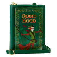 Disney Robin Hood Classic Book Convertible Crossbody Purse Loungefly