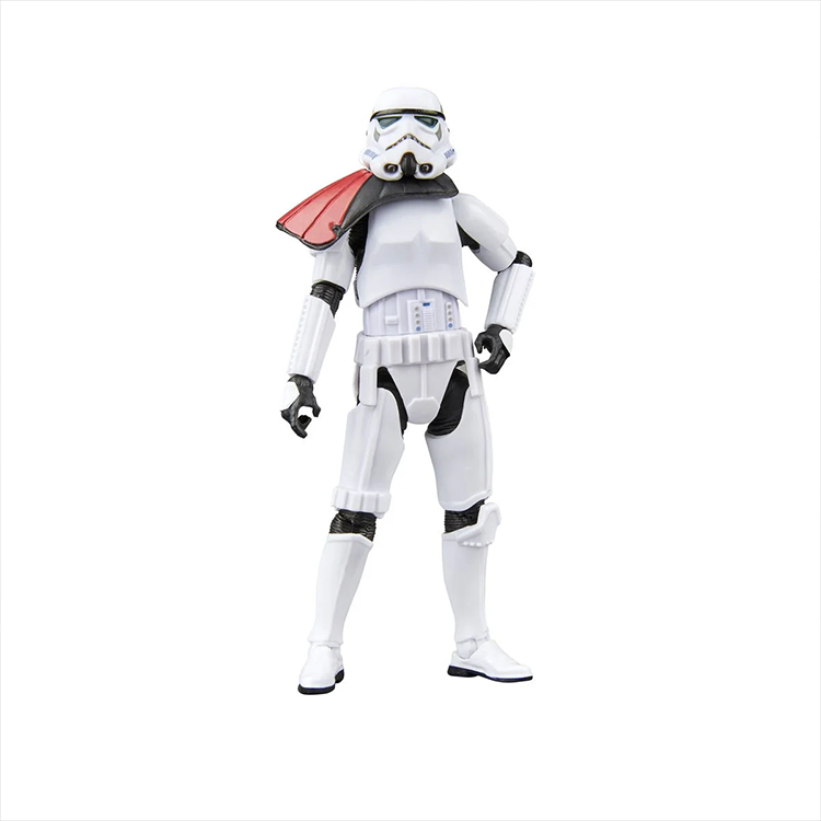 Kenner Star Wars Vintage Collection 3 3/4-inch Rocket Stormtrooper action figure with red pauldron.