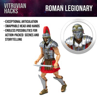 Roman Legionary (10th Anniversary Edition) -Vitruvian H.A.C.K.S. 1:18 Scale Action Figure