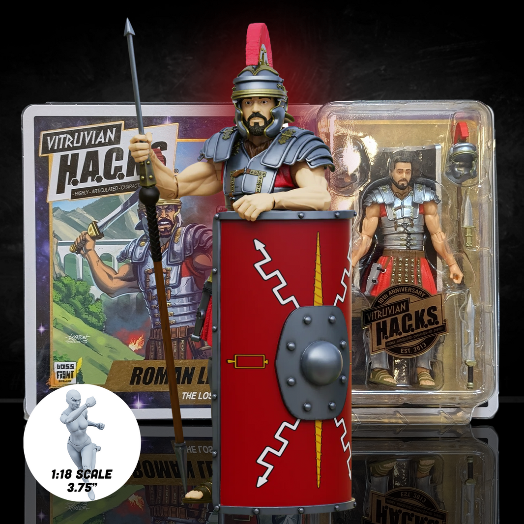 Roman Legionary (10th Anniversary Edition) -Vitruvian H.A.C.K.S. 1:18 Scale Action Figure