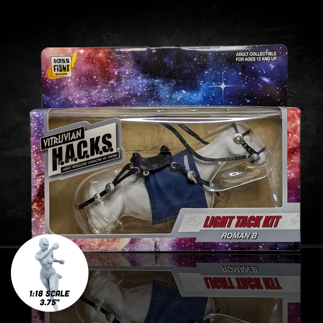 Mighty Steeds - Roman Tack Kit – BLUE Action Figure Accessories