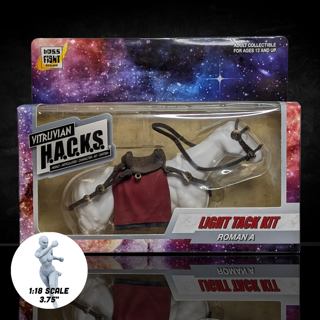 Mighty Steeds - Roman Tack Kit – RED Action Figure Accessories