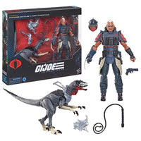 Rottclaw & Cobra Deinonychus GI Joe Classified 1:12 scale 6" Series Action Figure by Hasbro with accessories and packaging.