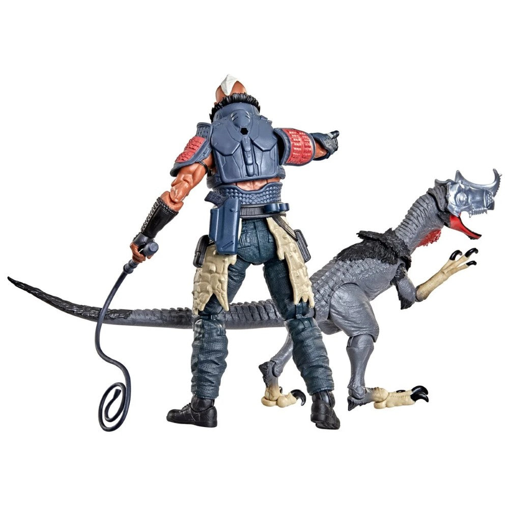 Rottclaw & Cobra Deinonychus GI Joe Classified 1:12 scale 6" Series Action Figure by Hasbro with whip and detailed armor.