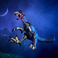 Rottclaw & Cobra Deinonychus GI Joe Classified 1:12 scale 6" Series Action Figure by Hasbro in a dynamic pose at night.