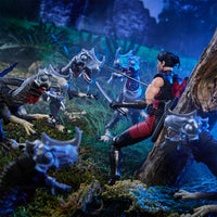Rottclaw & Cobra Deinonychus GI Joe Classified 1:12 scale 6" Series Action Figure by Hasbro in a jungle battle scene.