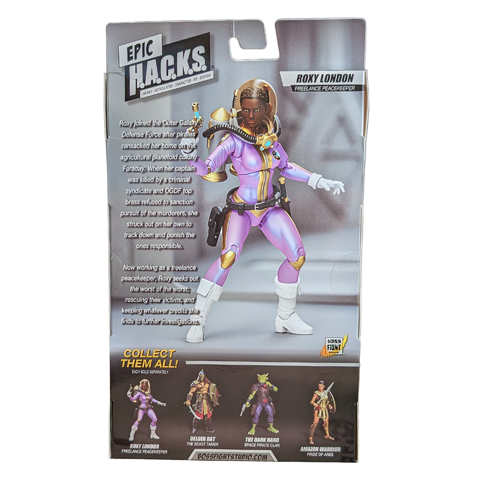 Roxy London Epic H.A.C.K.S. Core Wave 1 Action Figure by Boss Fight Studio in package by Boss Fight Studio Llc