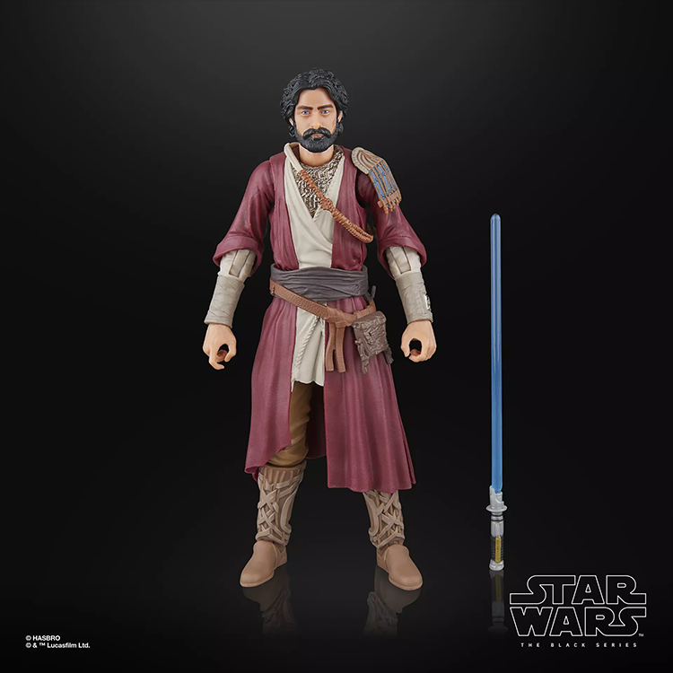 Hasbro Star Wars Black Series 6-inch Ezra Bridger Peridea action figure with detailed outfit and blue lightsaber