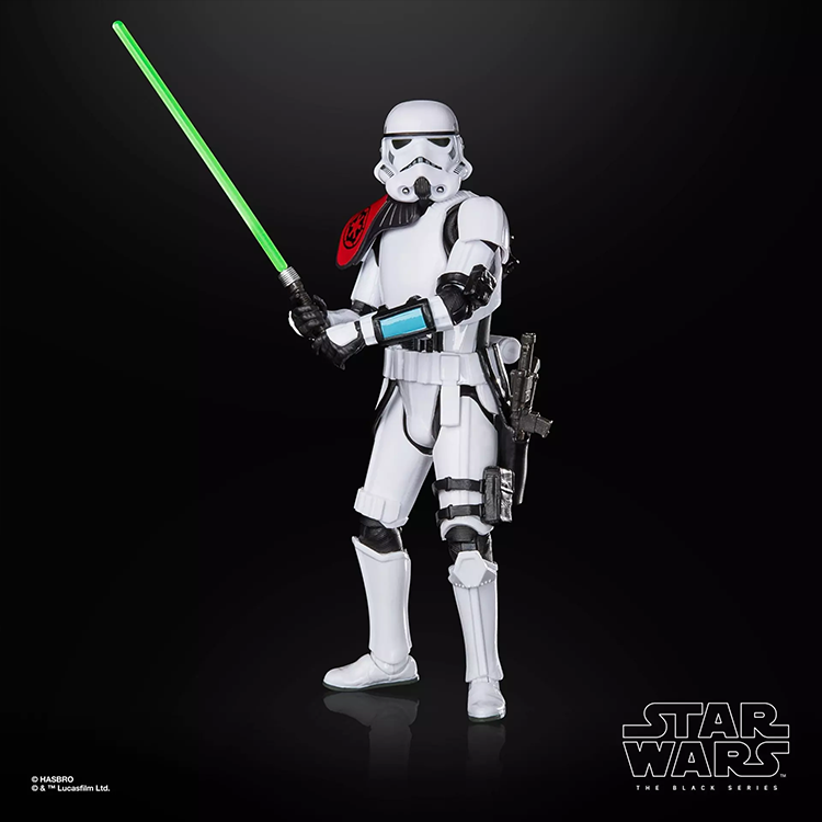 Star Wars Black Series Sergeant Kreel 6-inch figure with green lightsaber and detailed armor by Hasbro