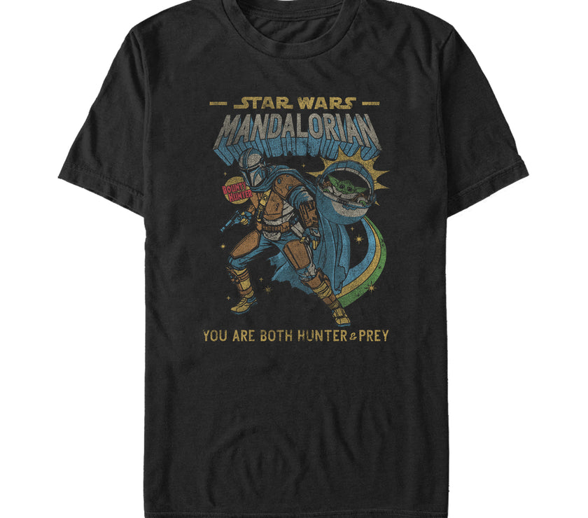 Men's Star Wars Mandalorian Comic T-Shirt