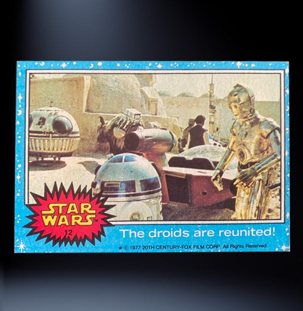 Image of #13 A sale on droids! 1977 Topps Star Wars Trading Card